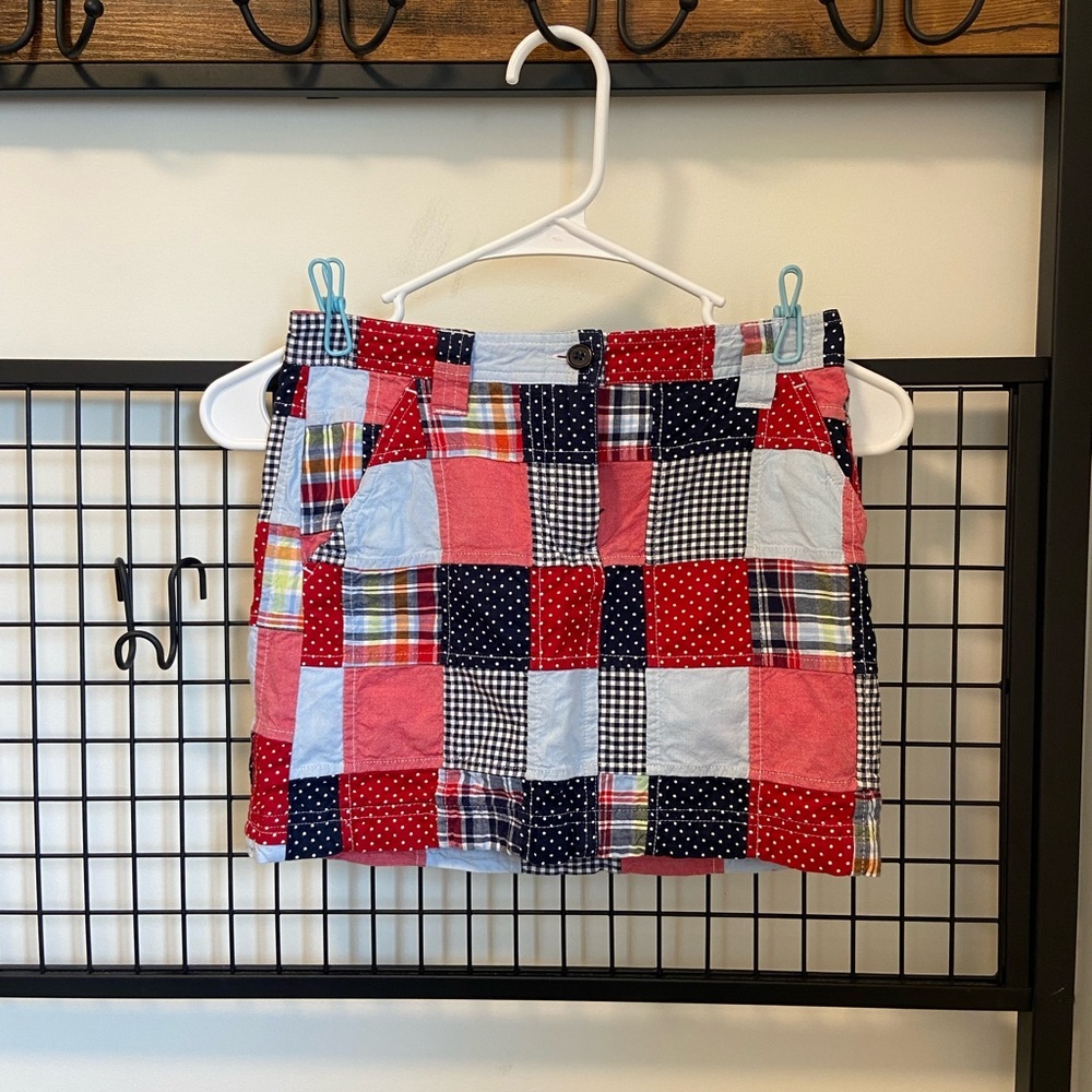 NWOT | Vintage Talbots Kids patchwork‎ skirt — size 8